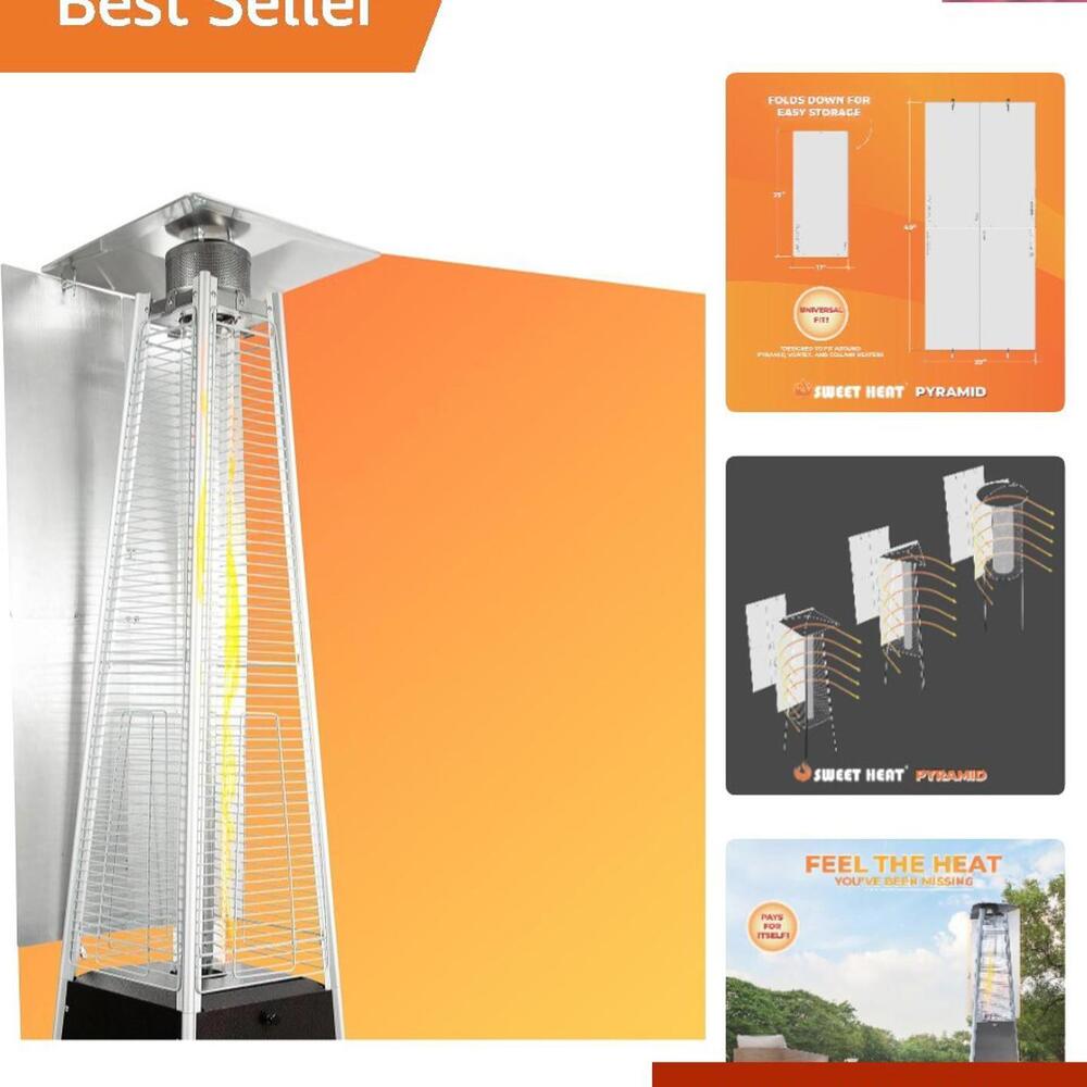 Radiant Patio Heater Reflector Shields: Energy Efficient & Stylish Addition